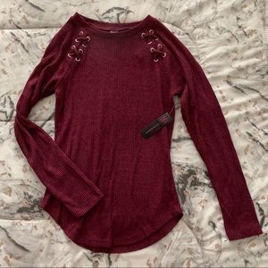 Burgundy Longsleeve